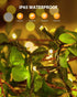2 Pack 92Ft 240 8 Brightown Solar String Lights Outdoor Waterproof, LED Solar Lights Outdoor with Modes, Outdoor Light