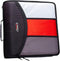 Case-it The Mighty Zip Tab Zipper Binder - 3 Inch O-Rings, 5 Color Tab Expanding File Folder, 600 Sheet Capacity