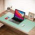 Boutilon (XXL-Green,47.2"x 17") Leather Desk Pad Protector,Non-Slip Mouse Pad,Laptop Desk Pad,Office Mouse