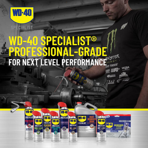 WD-40 2 Twin-Pack, 11 OZ Specialist Silicone Lubricant with Smart Straw Sprays Ways
