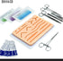 Supply Bear Suture Practice Kit for Medical Students Education | Practice Threads and Needle. Pad with Stitches