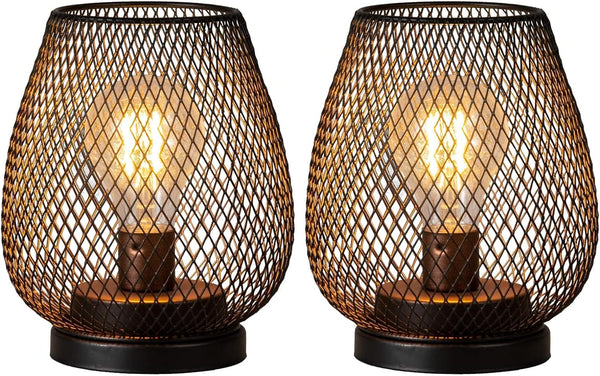 NEEDOMO 2 Pack Battery Operated Lamp Outdoor Table Lantern, LED Table Lantern