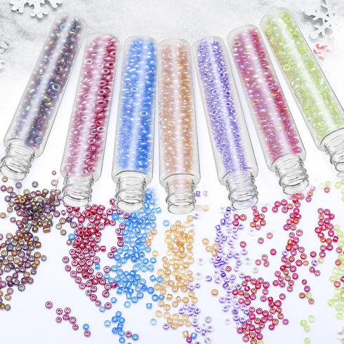 Tioncy 60 Pcs Clear Plastic Test Tubes 50 ml with Caps for Storage Containers, Gumball Tubes, Plants, Beads, Candy,