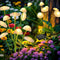 SEEWELUMI Solar Garden Lights Outdoor, 2Pack Solar Lights Garden Decor, Swaying Mushroom Lights