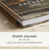 Large Hardcover Christian Art Gifts Journal with Scripture Hebrews 6:19, 192 Ruled Pages, Wire Bound