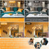 E12 Dimmable 8W 75 2700K T6 T25 E12 Bulb AC120V 750LM e12 Bulb 6Pack Leools LED Equal watt Amber Warm White Candelabra