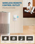 DEWENWILS 200FT 15A/1800W, (5 2 Range Remote Control Outlet, No Interference Strong Signal, Indoor Wireless Outlet