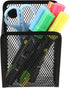Magnetic Pencil Holder, Mesh Stainless Steel Pen Basket, Metal Storage Organizer for Writing Utensils, Home, Office,