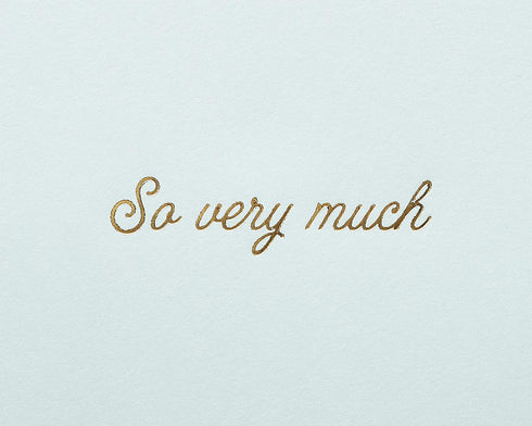 Papyrus Thank You Card (So Very Much)