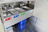 Commercial (6x2 4 Hand Wash Only Sign Sink Label | Foodservice Compliant | Easy Peel & Stick | Kitchen, Restaurant |