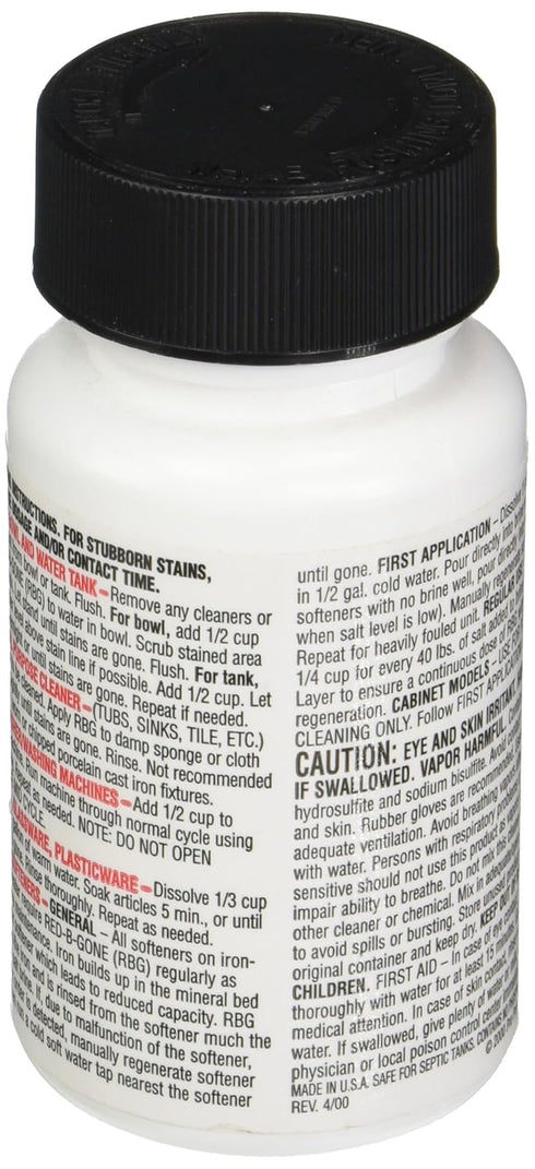 Pro Products RGB-0500 Red-B-Gone Rust and Iron Stain Remover, 6 oz