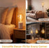 G125/G40 Bulb 2200K Dimmable Bulb,6W E26 Bulb 1Pack Large Vintage Oversized LED Edison Amber Glass Warm White Light