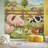 MazoAzuria Farmhouse Animal Wall Mural, Pig Dairy Cow Wallpaper, Farm Chicken Murals for Bedroom Living Room Dining