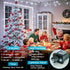 33ft 100 12 suddus LED White String Lights with Timer, Modes Christmas Fairy Lights Plug in, Connectable Indoor/Outdoor