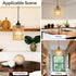 Genyzlux Island,4.7" E26 Rattan Pendant Light Kitchen Mini Wicker Pendant Light, Premium Dried Rattan, Adjustable Hand