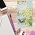 Hydrangea Internet Password and PIN Keeper - 94 Pages, Softcover Spiral-Bound Website Login Organizer