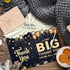 Large Thank You Card with Envelope, Jumbo Appreciation Card Black Gold, Giant Thank U Guest Book for Men Women Signing
