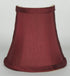 Urbanest Set 2, 3x5x5" of Clip-on Wall Sconce Half Shade, Burgundy