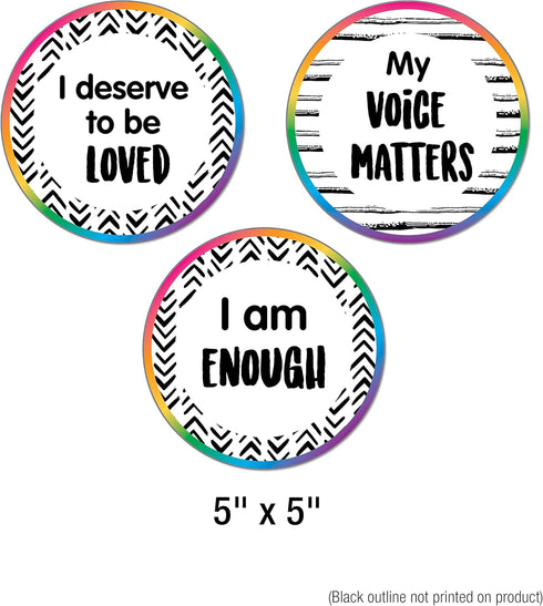 Carson Dellosa 32 Pc. Affirmation Station Classroom Bulletin Board Set - Motivational Poster and Positive Cards