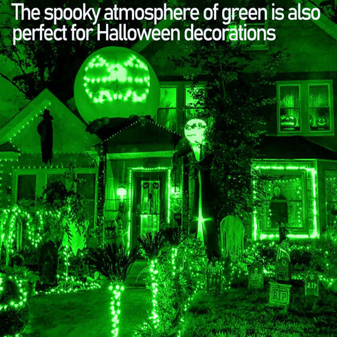 5ftx5ft 100LED HISHINY Christmas Net Lights Outdoor, Green Wire, Connectable Bush Mesh Net Lights String