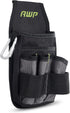 AWP Tool Organizer Pouch with 7 Pockets & Loops, Heavy-Duty Metal Belt Clip Attachment