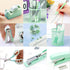 Green Office Supplies, Purple Desk Accessories, Stapler, Tape Holder, Binder Clips, Paper Clips, 1000pcs Staples