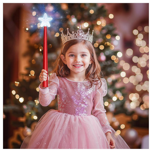 Magic Christmas Light Wand Wireless Magic Remote Wand Switch Kit with Music Surpised for Kids Remote Control Outlet