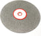 60 Grit Flat Lap Disk Wheel - Electroplated Diamond Coated Jewelry Polishing Tool for Gemstone Glass Rock Ceramics