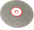 60 Grit Flat Lap Disk Wheel - Electroplated Diamond Coated Jewelry Polishing Tool for Gemstone Glass Rock Ceramics