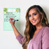 Dry Erase to Do List Vinyl Whiteboard Sticker Decal by Glassboard Studio, Removable & Reusable (9 x 12 inches, Vintage