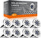 INCX 4.6 inch Solar Lights for Outside,8 Pack Solar Light Outdoor Waterproof,
