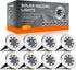 INCX 4.6 inch Solar Lights for Outside,8 Pack Solar Light Outdoor Waterproof,