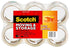 Scotch Long Lasting Storage Packing Tape, Clear, Storage Tape Seals Moving Boxes, 1.88 in x 54.6 yd,6 rolls