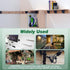 90 2 Pack 6 Heavy Duty Shelf Brackets, Waterfall Support Brackets, Floating Shelf L Triangle Angle Brackets