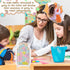 HMMIA (40Pcs) Personalized Magnetic Reward Jar for Kids, Star Jar Reward System with Colorful Letter Stickers, Potty