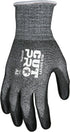 MCR Safety 92723PUM Cut Pro 13 Gauge HyperMax Work Glove, Cut Protection Glove, Polyurethane Coated Palm & Fingertips, Medium