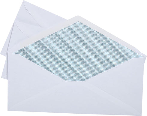 Staples Gummed Security Tint #10 Envelope | 4-1/8-Inch X 9-1/2-Inch | White | 500/Bx