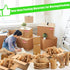 Honeycomb Packing Paper, MINHAO 15"x230' Eco Friendly Packing Paper for Moving with 36 Fragile Stickers