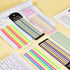 BAYTORY 960Pcs Transparent Highlighter Tape, Reusable Clear Sticky Tabs for Annotating Books, Office School Supplies