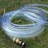 50 Feet PVC- 5/8" ID Clear Vinyl Tubing, Food Grade Multipurpose Tube for Beer Line, Kegerator, Wine Making