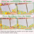 Fainne 4 Pcs Cute 1 Inch Fruit 3 Ring Binder with Interior Pockets for School Office, 9.84 x 1.57 x 12 Inch