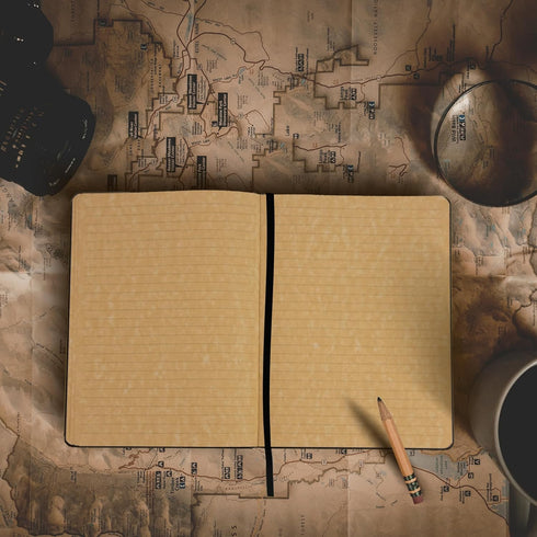 Samsill Vintage Hardcover Notebook, 200 Lined Pages, Brown, 7.5 x 10 Inch for Writing