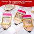 Teacher Appreciation Pencil Sticky Note Dispensers, 3Pcs Wooden Organizers for Home Office Back to School Party