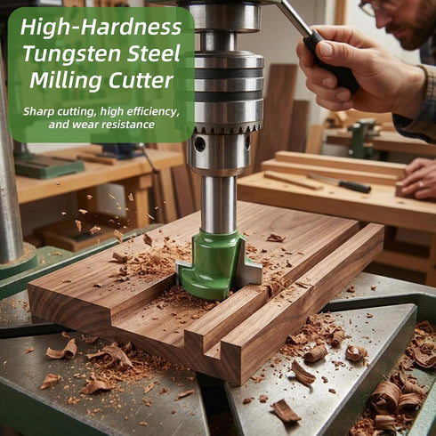 HaiFafafaing 6 1/4, 5/16, 3/8, 1/2, 9/16, 5/8 Inch Set PCS Keyhole Router Bit - Router Bits - Carbide Cutter Keyhole