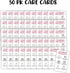 Lashicorn 50pk 2x3.5 Packaging Sourdough Bread Care Instruction Cards | Storage Bakery Starter Client Cinnamon Roll