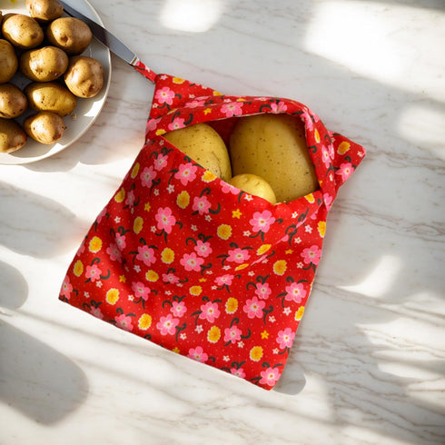 10.5" 8.5", Set 2, Reusable Microwave Potato Bags, x of for Baked Potatoes, Sweet Potatoes, Corn and More