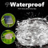 4-Pack 104FT 320LED 8 Joomer Solar Fairy Lights, Total Solar String Lights Outdoor Waterproof Lighting Modes for Patio