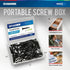 #7x5/8'' Drywall Screws, 0.75LB (453pcs), Black Coarse Thread Phillips Bugle Head, Sharp Point for Wood and Sheetrock