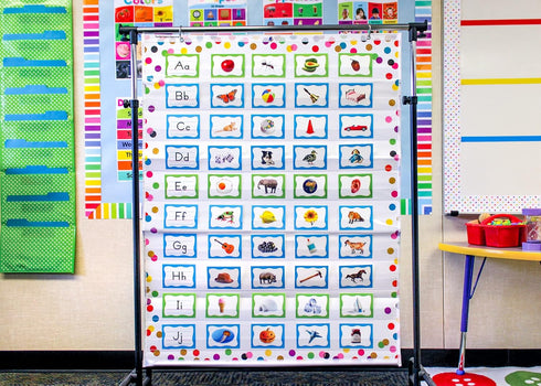 Teacher Created Resources Confetti 10 Pocket Chart, 34" x 44", TCR20328