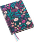Eccolo Medium Lined Journal Notebook, Flexible Cover, A5 Writing Journal, 256 Ruled Ivory Pages, 3 Ribbon Bookmarks